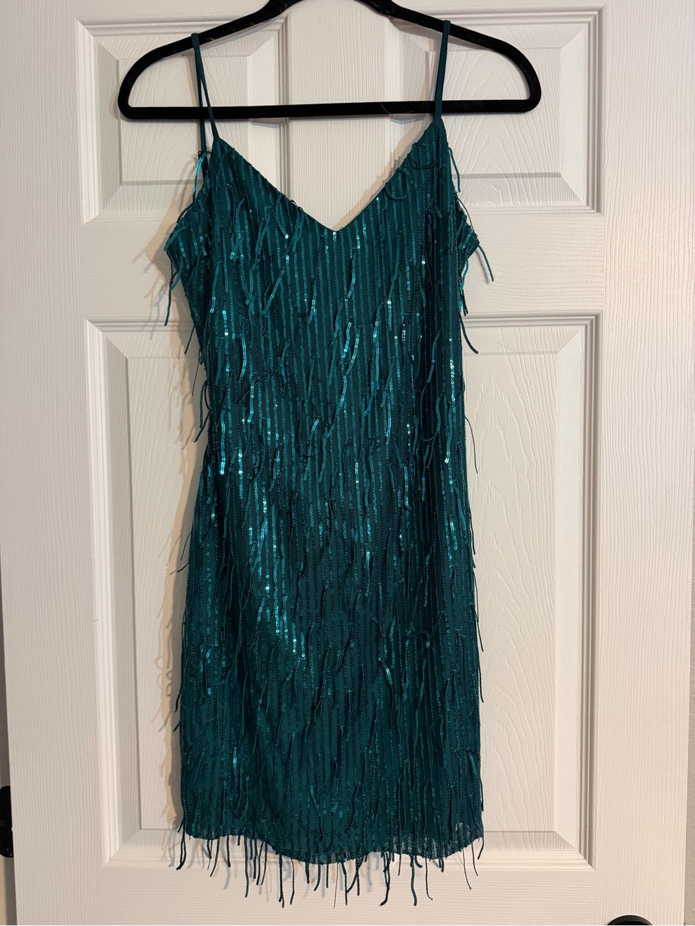 Inspired Hearts Fringe Mini Dress